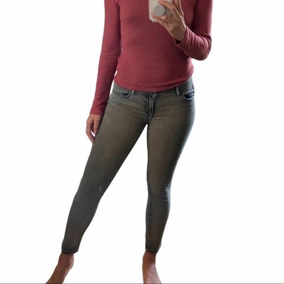 Free People Low Rise Rustic Skinny Ankle Jeans size 27 - Picture 6 of 10